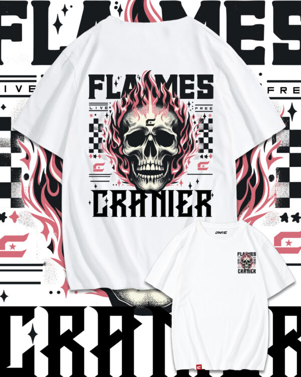 FLAMES REMERA RACE FLAMES