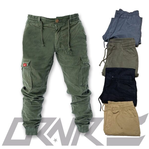 PANTALON CARGO VERDE