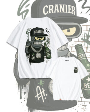 REMERA  BENDER BEER WHITE